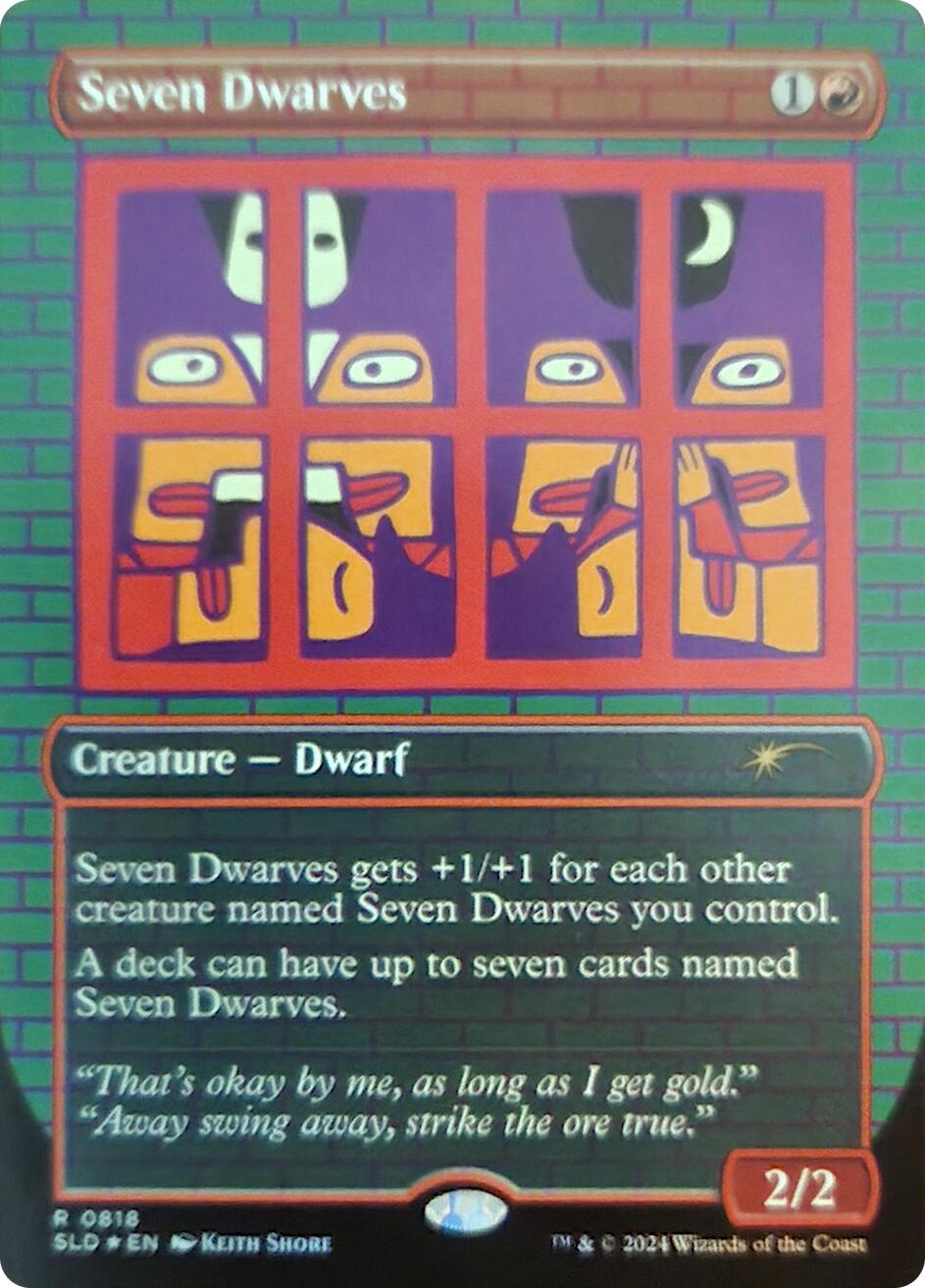 Seven Dwarves (0818) (Rainbow Foil) [Secret Lair Drop Series] | Exor Games Bridgewater