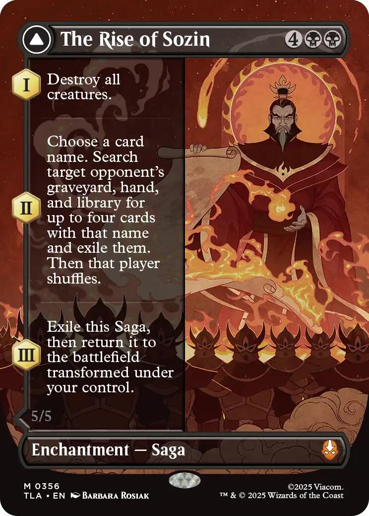 The Rise of Sozin (Borderless) [Avatar: The Last Airbender] | Exor Games Bridgewater