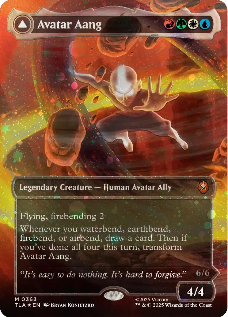 Avatar Aang (Raised Foil) [Avatar: The Last Airbender] | Exor Games Bridgewater