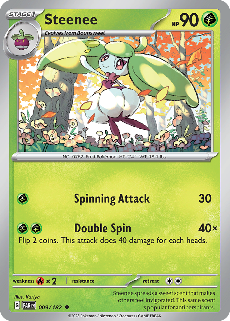 Steenee (009/182) [Scarlet & Violet: Paradox Rift] | Exor Games Bridgewater