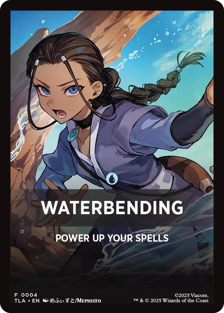 Waterbending Theme Card [Avatar: The Last Airbender Tokens] | Exor Games Bridgewater