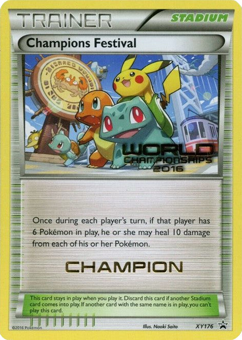 Champions Festival (XY176) (2016 Champion) [XY: Black Star Promos] | Exor Games Bridgewater