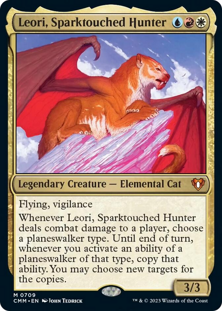 Leori, Sparktouched Hunter [Commander Masters] | Exor Games Bridgewater