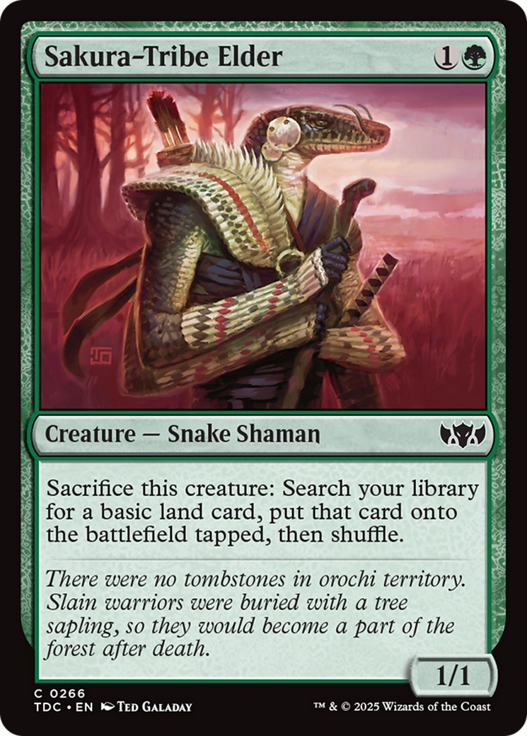Sakura-Tribe Elder [Tarkir: Dragonstorm Commander] | Exor Games Bridgewater
