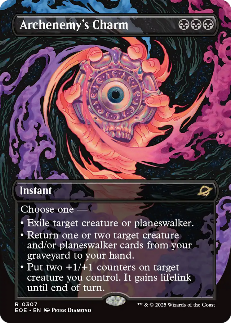 Archenemy's Charm (Borderless) [Edge of Eternities] | Exor Games Bridgewater