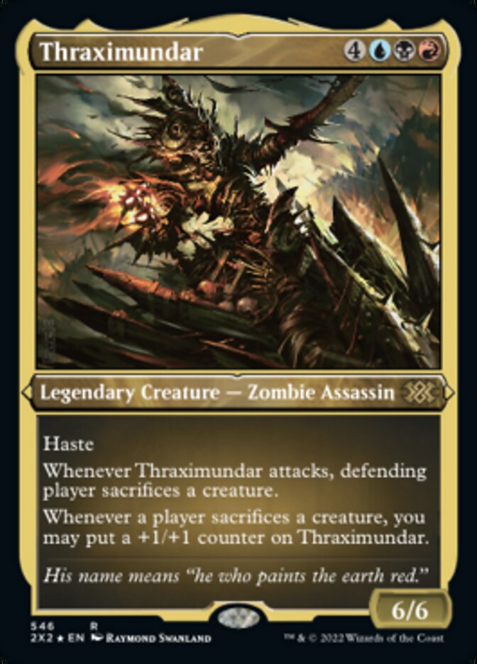 Thraximundar (Foil Etched) [Double Masters 2022] | Exor Games Bridgewater