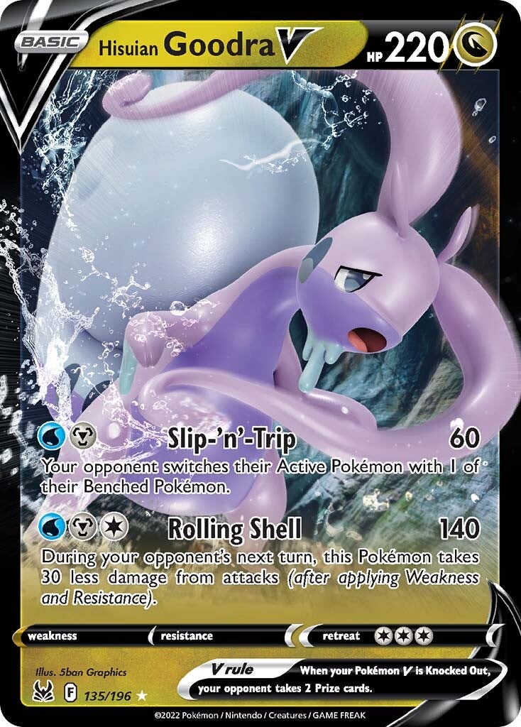 Hisuian Goodra V (135/196) [Sword & Shield: Lost Origin] | Exor Games Bridgewater