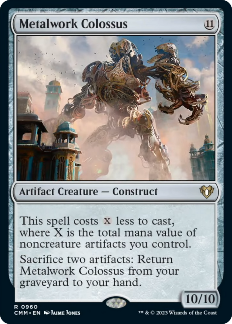 Metalwork Colossus [Commander Masters] | Exor Games Bridgewater