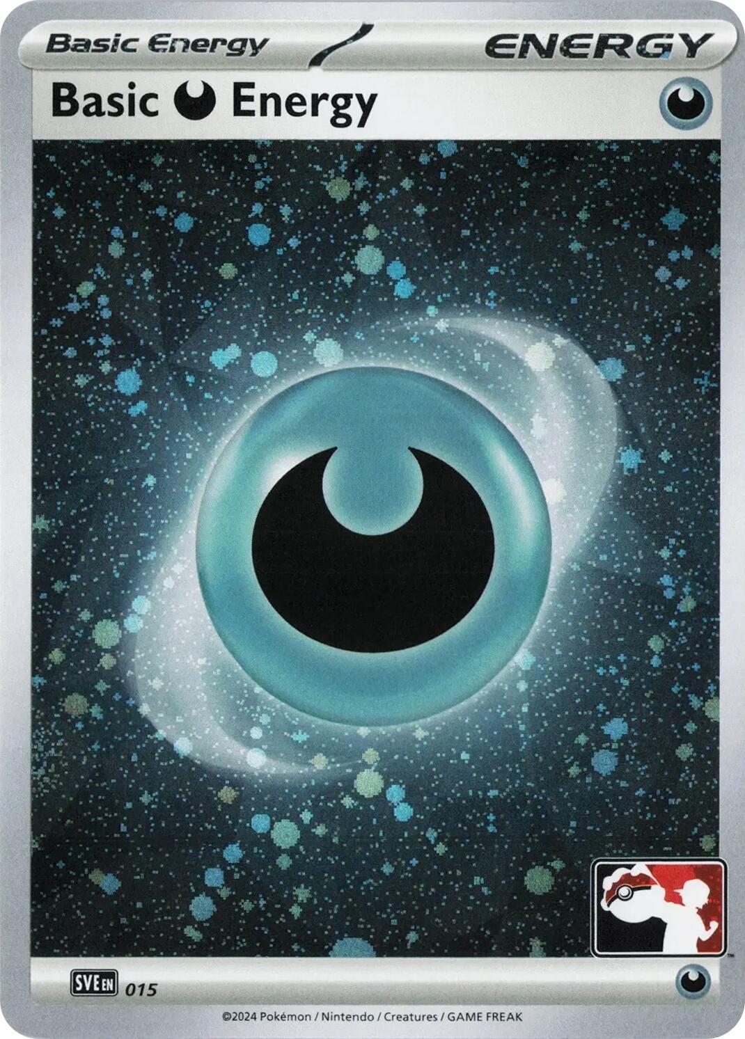 Basic Darkness Energy (015) (Cosmos Holo) [Prize Pack Series Seven] | Exor Games Bridgewater