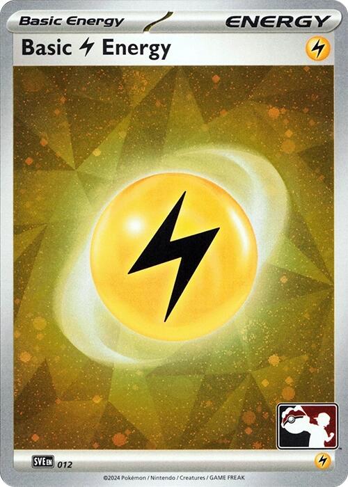 Basic Lightning Energy (012) (Cosmos Holo) [Prize Pack Series Seven] | Exor Games Bridgewater