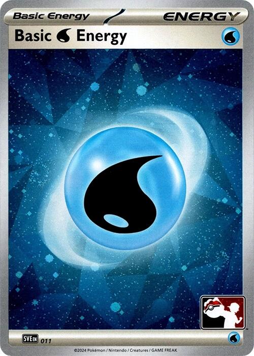 Basic Water Energy (011) (Cosmos Holo) [Prize Pack Series Seven] | Exor Games Bridgewater