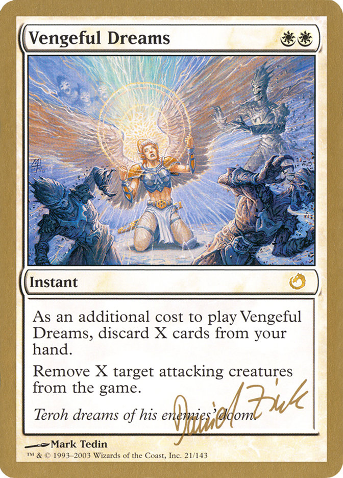 Vengeful Dreams (Daniel Zink) [World Championship Decks 2003] | Exor Games Bridgewater