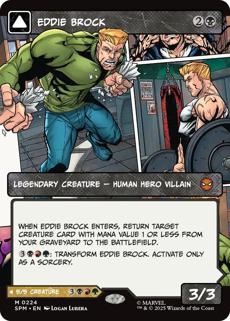 Eddie Brock (0224) (Borderless) [Marvel's Spider-Man] | Exor Games Bridgewater