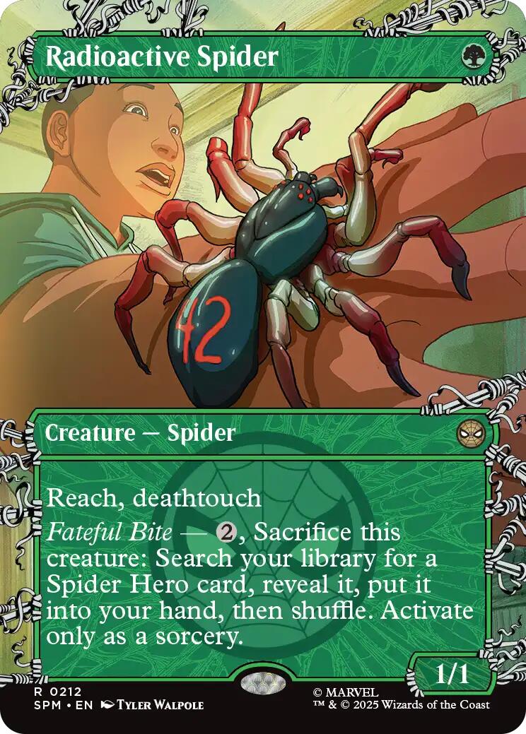Radioactive Spider (Borderless) [Marvel's Spider-Man] | Exor Games Bridgewater