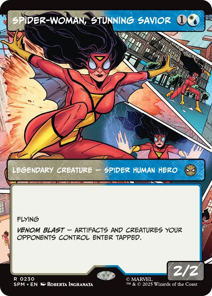 Spider-Woman, Stunning Savior (Borderless) [Marvel's Spider-Man] | Exor Games Bridgewater