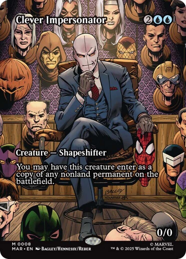 Clever Impersonator (Borderless) [Marvel's Spider-Man: Eternal-Legal] | Exor Games Bridgewater