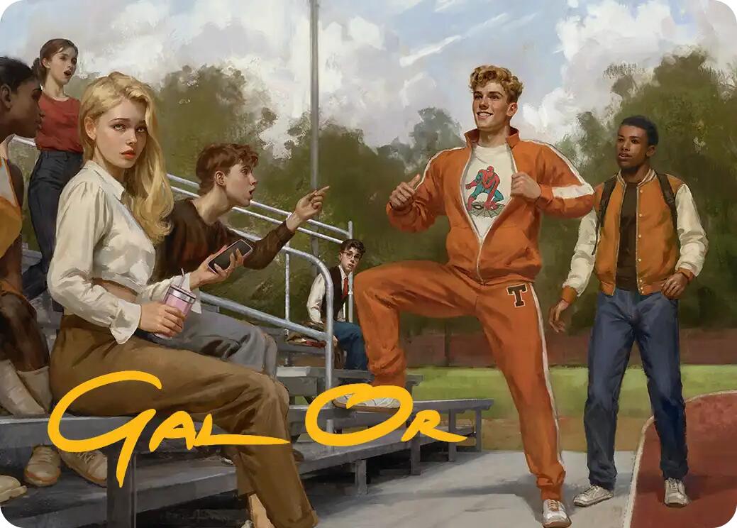 Flash Thompson, Spider-Fan Art Card (Gold-Stamped Signature) [Marvel's Spider-Man Art Series] | Exor Games Bridgewater