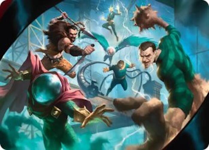 Behold the Sinister Six! Art Card (7/54) [Marvel's Spider-Man Art Series] | Exor Games Bridgewater