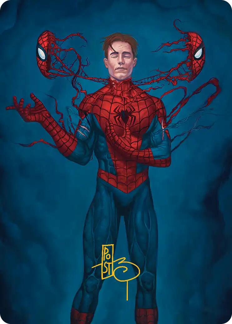 Secret Identity Art Card (Gold-Stamped Signature) [Marvel's Spider-Man Art Series] | Exor Games Bridgewater