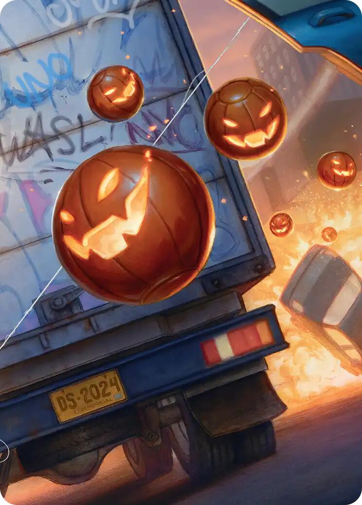 Pumpkin Bombs Art Card [Marvel's Spider-Man Art Series] | Exor Games Bridgewater