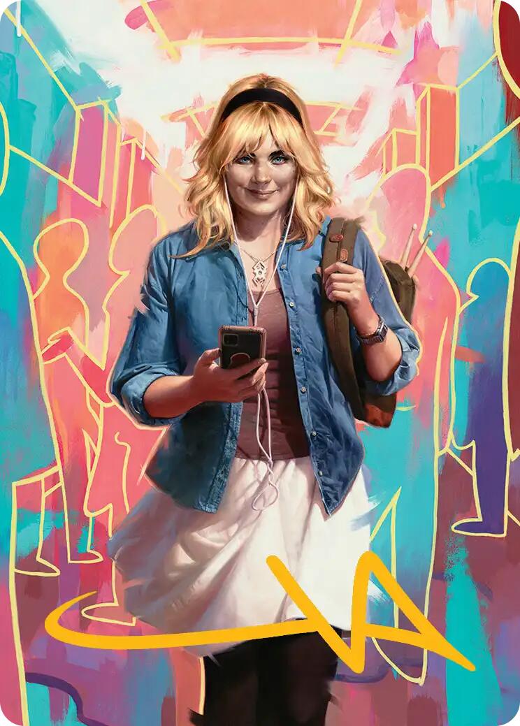 Gwen Stacy Art Card (Gold-Stamped Signature) (13/54) [Marvel's Spider-Man Art Series] | Exor Games Bridgewater