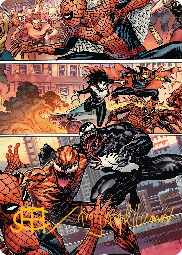 Maximum Carnage Art Card (Gold-Stamped Signature) [Marvel's Spider-Man Art Series] | Exor Games Bridgewater