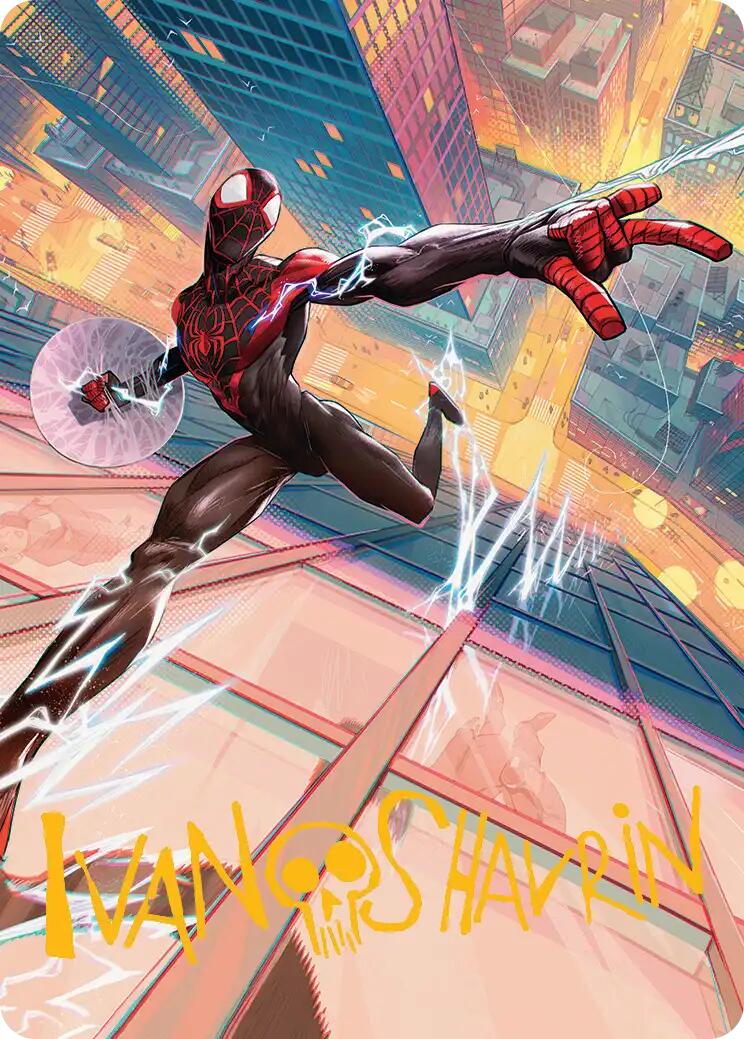 Ultimate Spider-Man Art Card (Gold-Stamped Signature) [Marvel's Spider-Man Art Series] | Exor Games Bridgewater