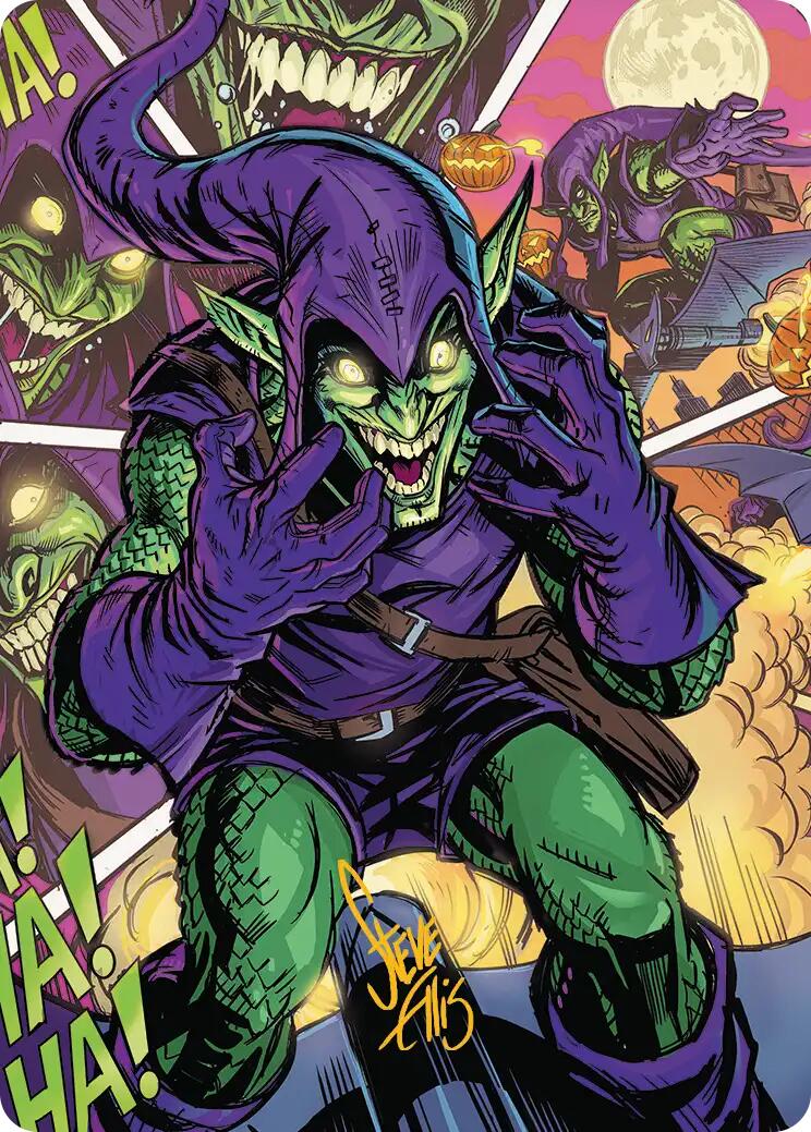 Green Goblin Art Card (49/54) (Gold-Stamped Signature) [Marvel's Spider-Man Art Series] | Exor Games Bridgewater