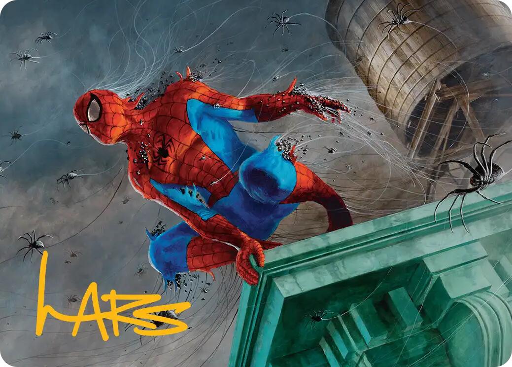 Spiders-Man, Heroic Horde Art Card (Gold-Stamped Signature) [Marvel's Spider-Man Art Series] | Exor Games Bridgewater