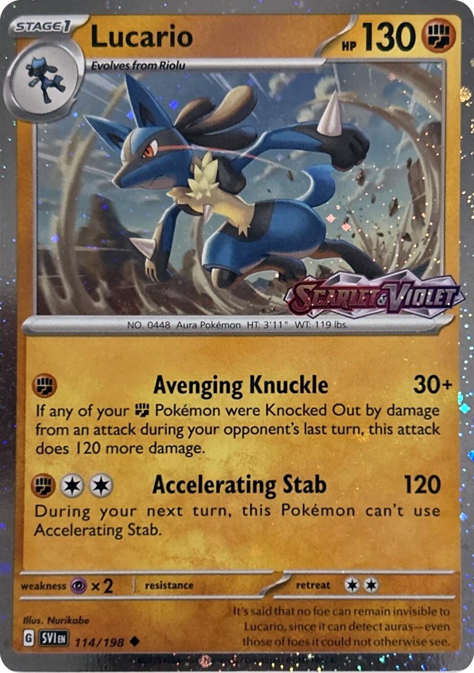 Lucario (114/198) (Scarely & Violet Stamp) [Miscellaneous Cards] | Exor Games Bridgewater