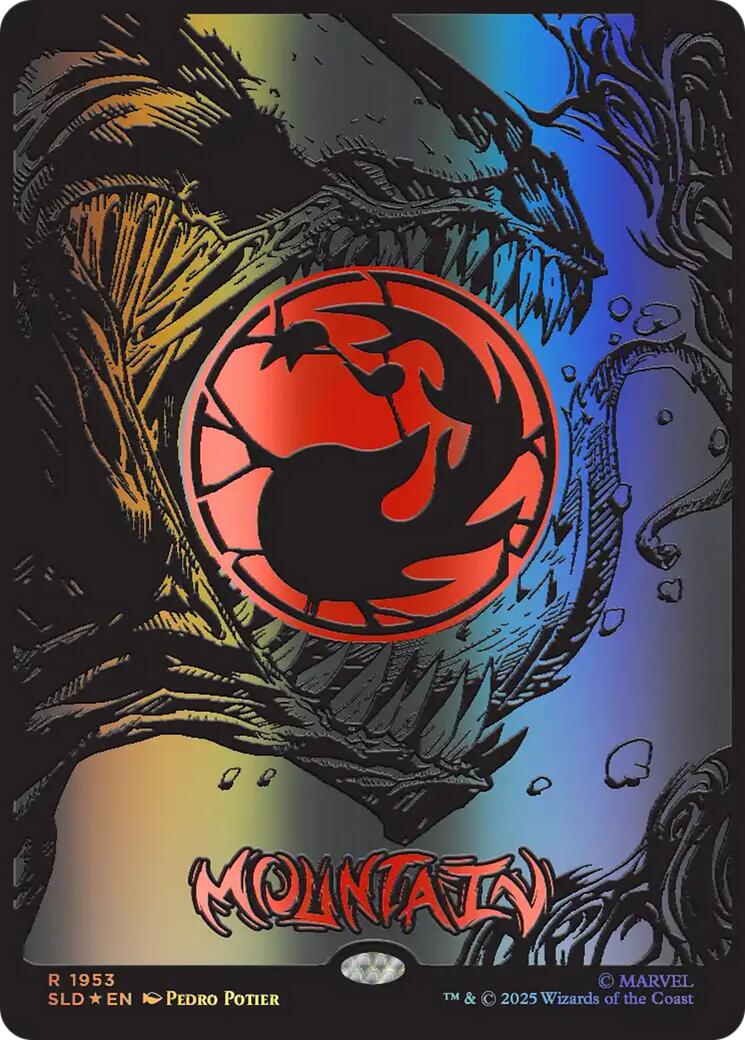 Mountain (1953) (Raised Foil) [Secret Lair Drop Series] | Exor Games Bridgewater