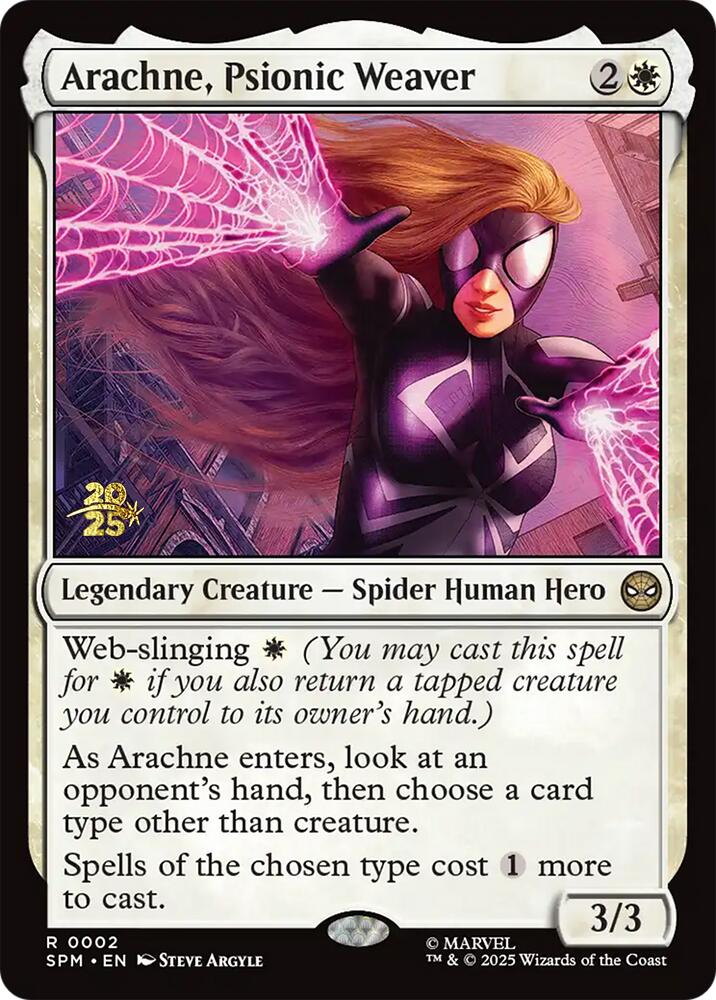 Arachne, Psionic Weaver [Marvel's Spider-Man Prerelease Promos] | Exor Games Bridgewater