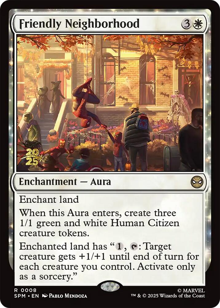 Friendly Neighborhood [Marvel's Spider-Man Prerelease Promos] | Exor Games Bridgewater