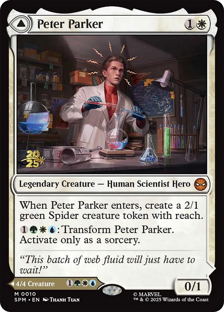 Peter Parker // Amazing Spider-Man [Marvel's Spider-Man Prerelease Promos] | Exor Games Bridgewater
