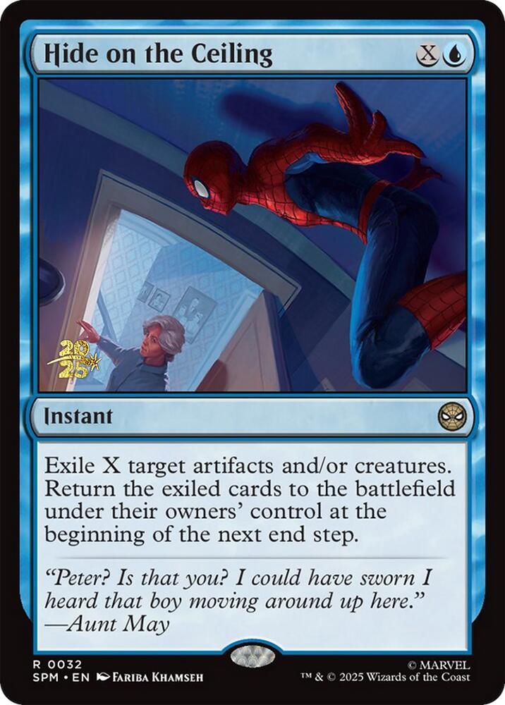 Hide on the Ceiling [Marvel's Spider-Man Prerelease Promos] | Exor Games Bridgewater