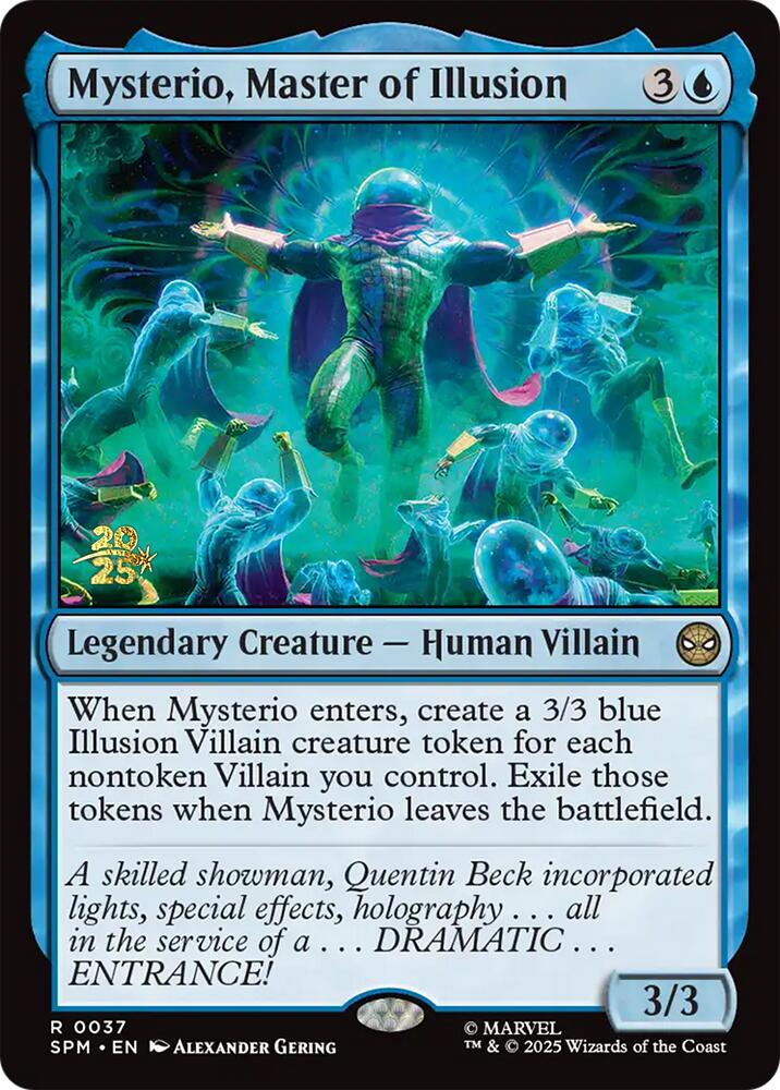 Mysterio, Master of Illusion [Marvel's Spider-Man Prerelease Promos] | Exor Games Bridgewater