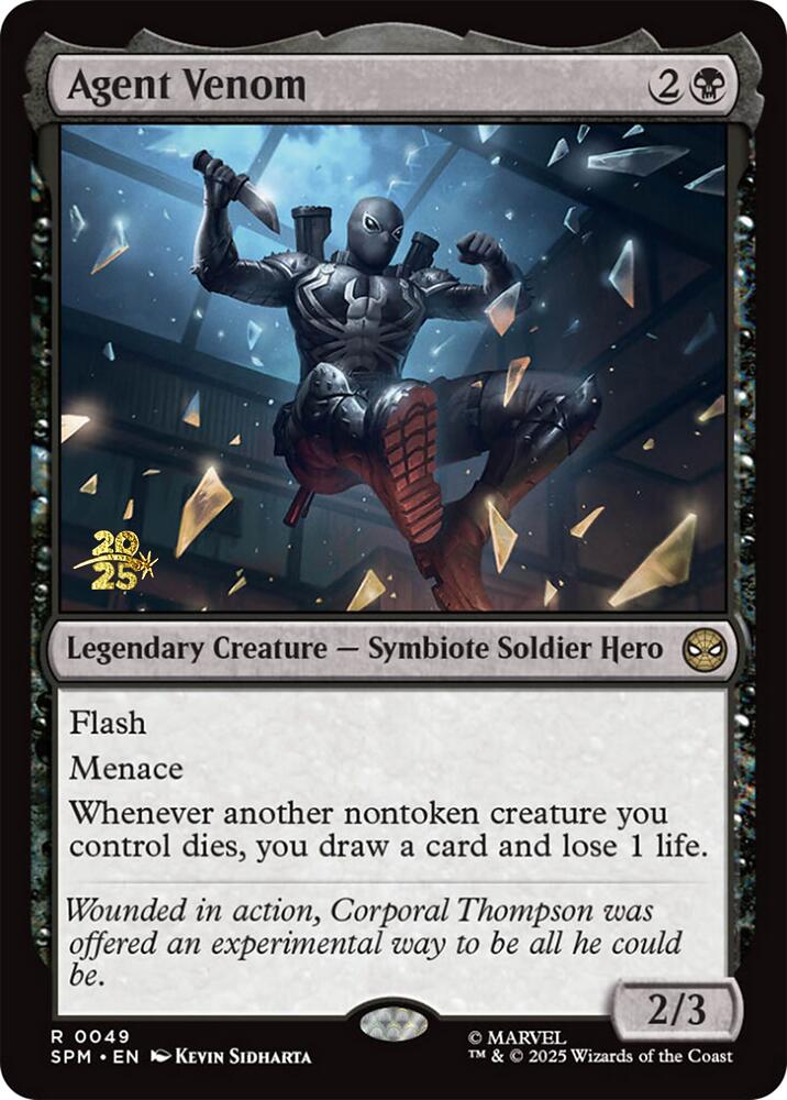 Agent Venom [Marvel's Spider-Man Prerelease Promos] | Exor Games Bridgewater