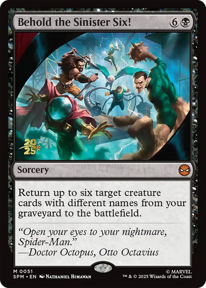 Behold the Sinister Six! [Marvel's Spider-Man Prerelease Promos] | Exor Games Bridgewater