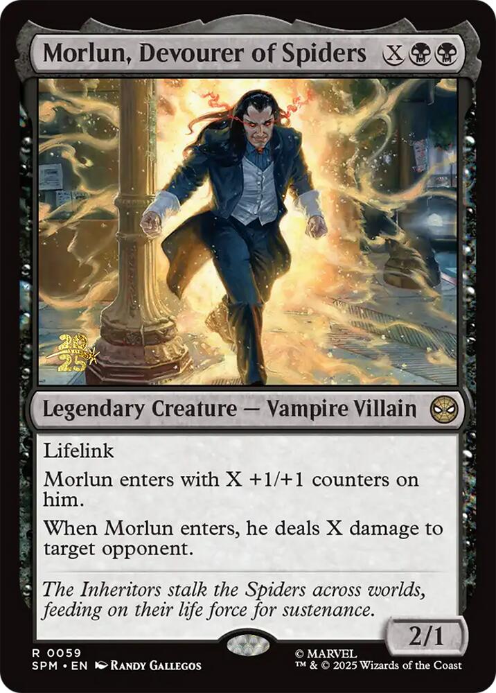 Morlun, Devourer of Spiders [Marvel's Spider-Man Prerelease Promos] | Exor Games Bridgewater