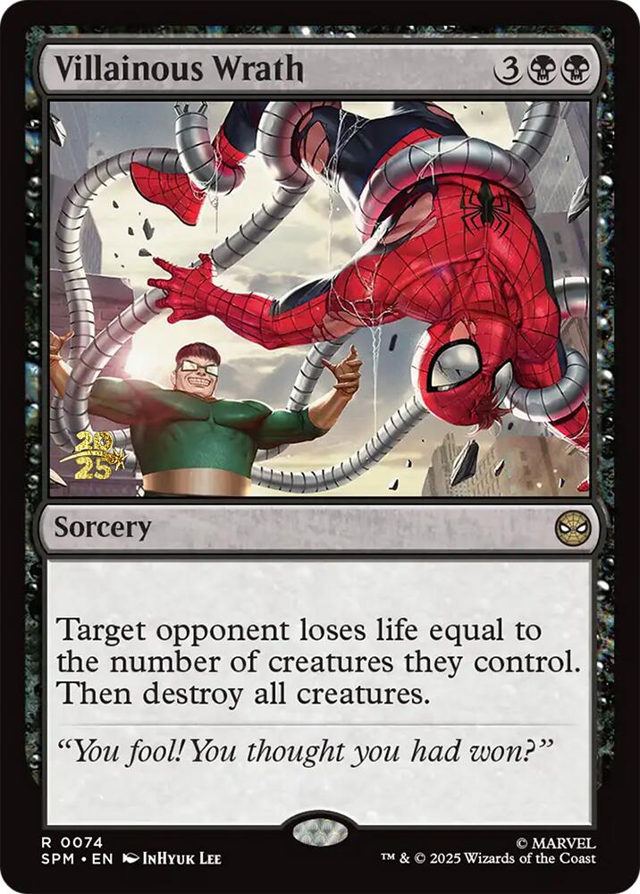Villainous Wrath [Marvel's Spider-Man Prerelease Promos] | Exor Games Bridgewater