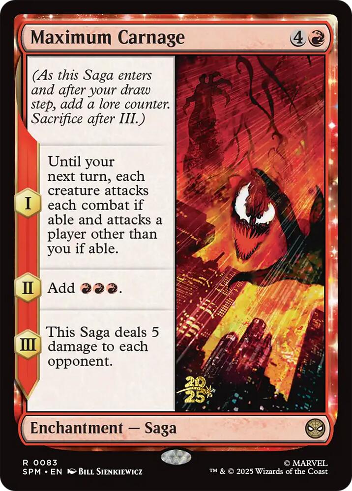 Maximum Carnage [Marvel's Spider-Man Prerelease Promos] | Exor Games Bridgewater