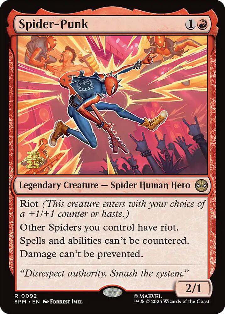 Spider-Punk [Marvel's Spider-Man Prerelease Promos] | Exor Games Bridgewater