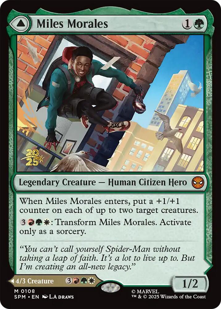 Miles Morales // Ultimate Spider-Man [Marvel's Spider-Man Prerelease Promos] | Exor Games Bridgewater