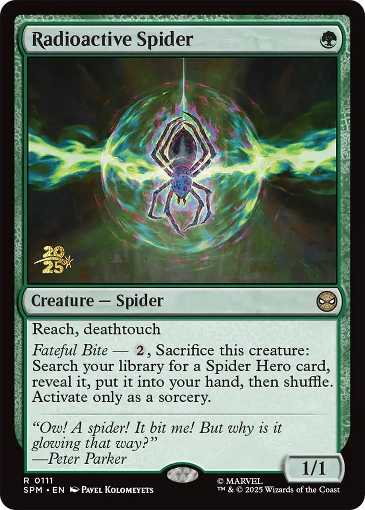 Radioactive Spider [Marvel's Spider-Man Prerelease Promos] | Exor Games Bridgewater