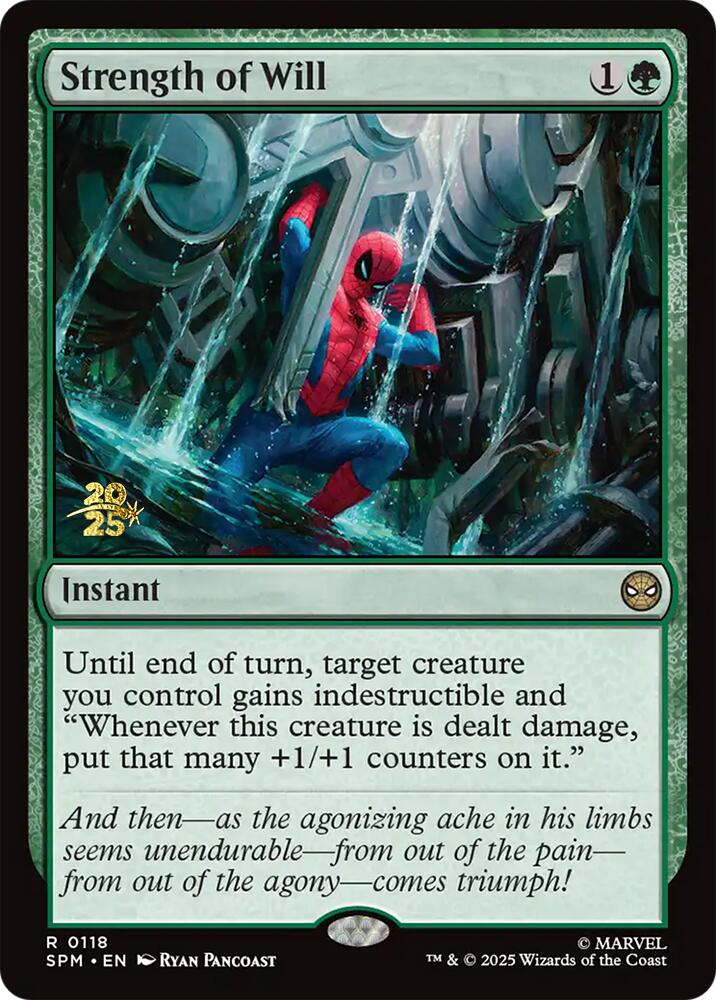 Strength of Will [Marvel's Spider-Man Prerelease Promos] | Exor Games Bridgewater