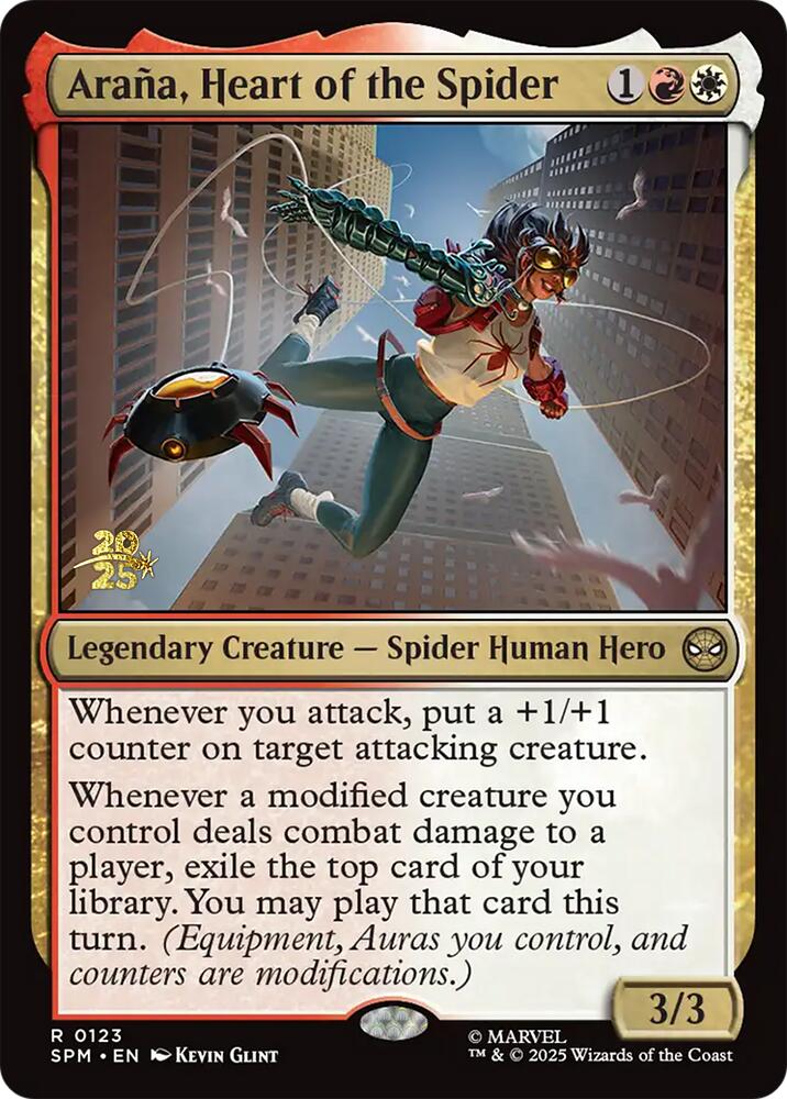 Arana, Heart of the Spider [Marvel's Spider-Man Prerelease Promos] | Exor Games Bridgewater