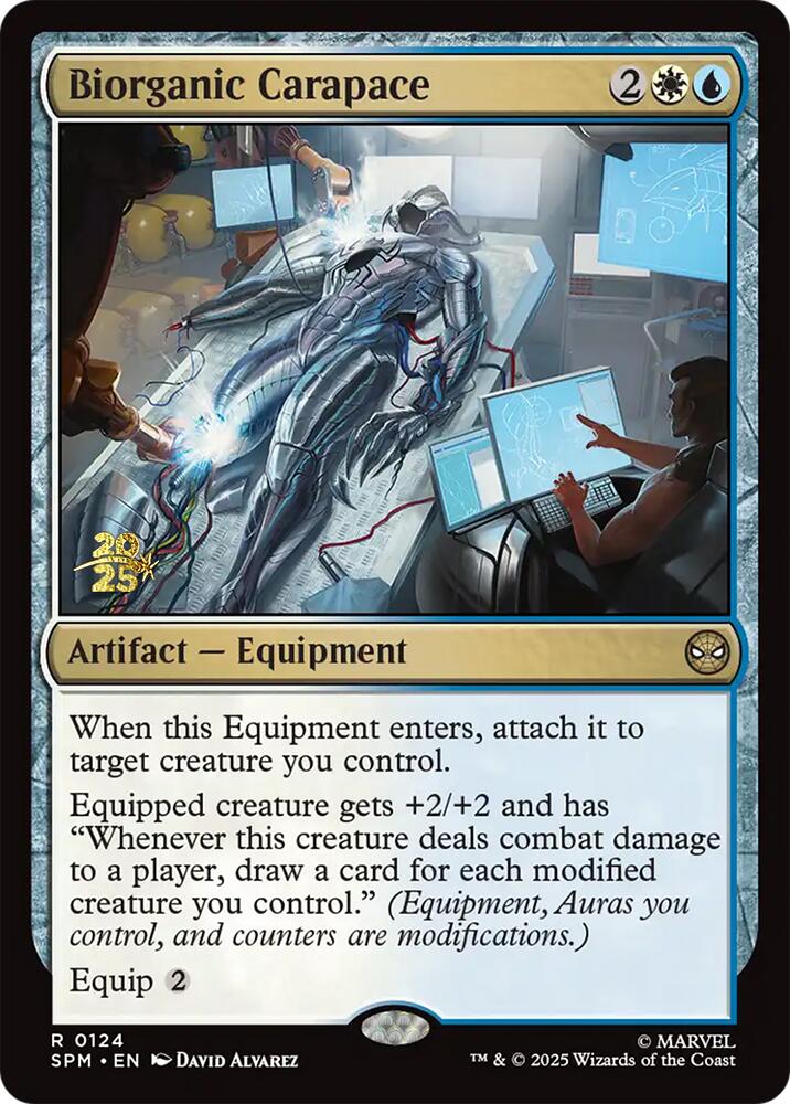 Biorganic Carapace [Marvel's Spider-Man Prerelease Promos] | Exor Games Bridgewater
