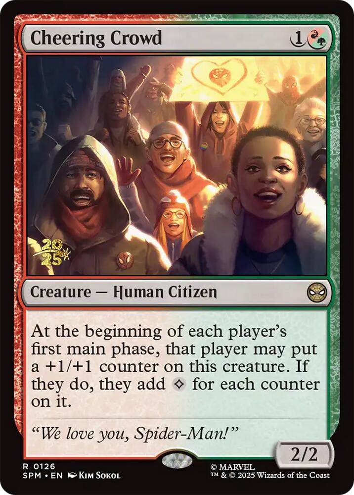 Cheering Crowd [Marvel's Spider-Man Prerelease Promos] | Exor Games Bridgewater