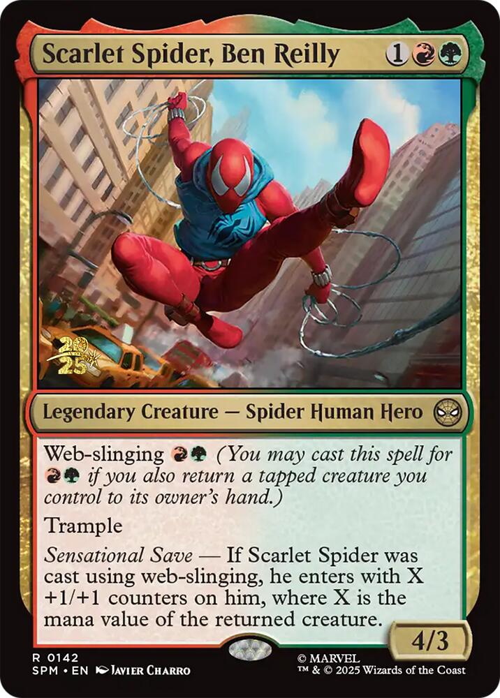 Scarlet Spider, Ben Reilly [Marvel's Spider-Man Prerelease Promos] | Exor Games Bridgewater
