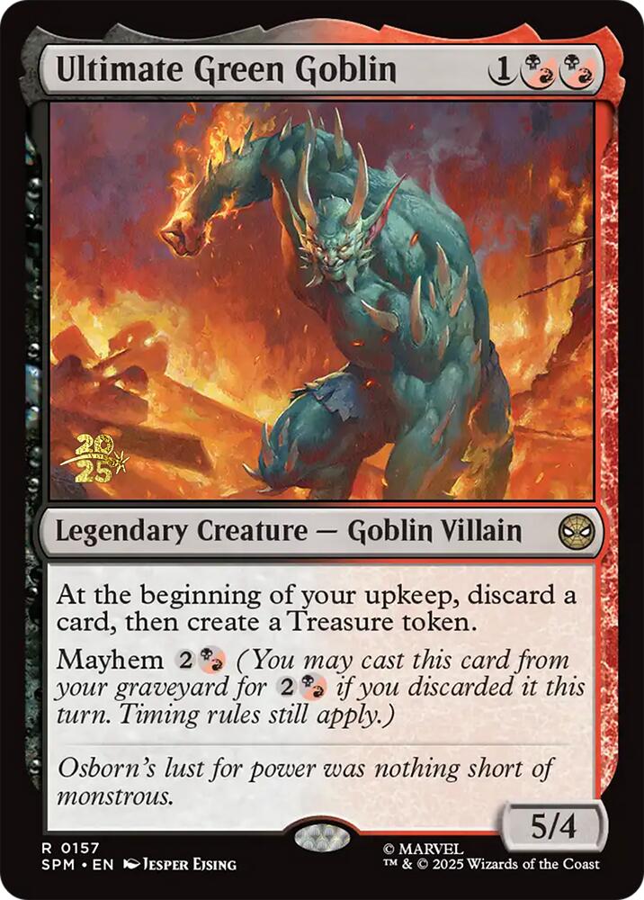 Ultimate Green Goblin [Marvel's Spider-Man Prerelease Promos] | Exor Games Bridgewater
